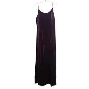 Vintage Scott McClintock Velvet Slip Maxi Dress Size 10 NWT